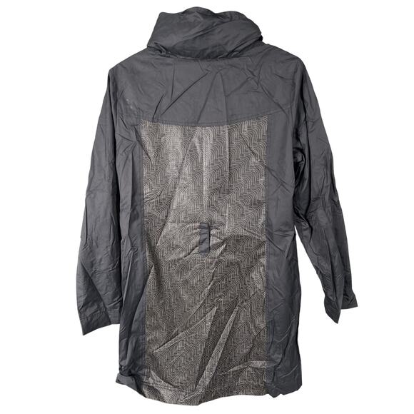 Lole Size Medium 100% Polyester Raincoat Windbreaker Mid-Thigh Lined Coat Jacket - Picture 2 of 7